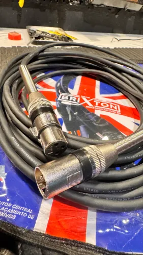 Cabo de Microfone 7,5 metros, XLR XLR canon