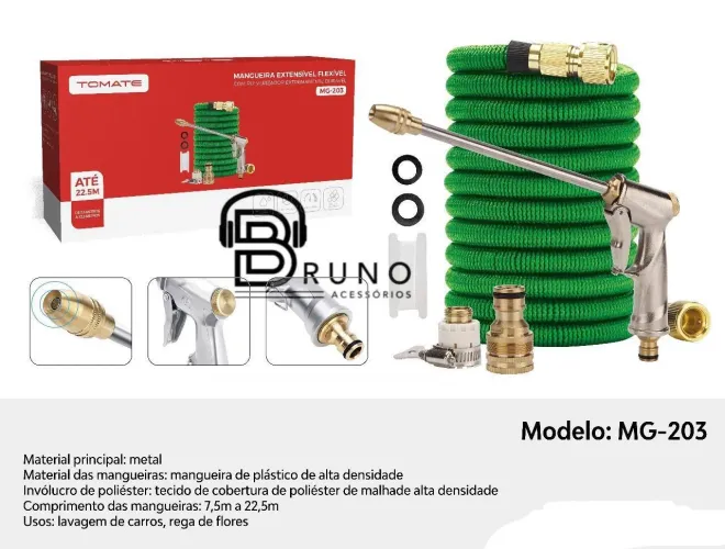 Mangueira extensível flexível 22M