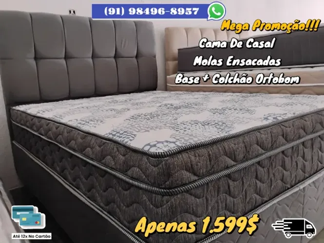CAMA DE CASAL MOLAS ENSACADAS