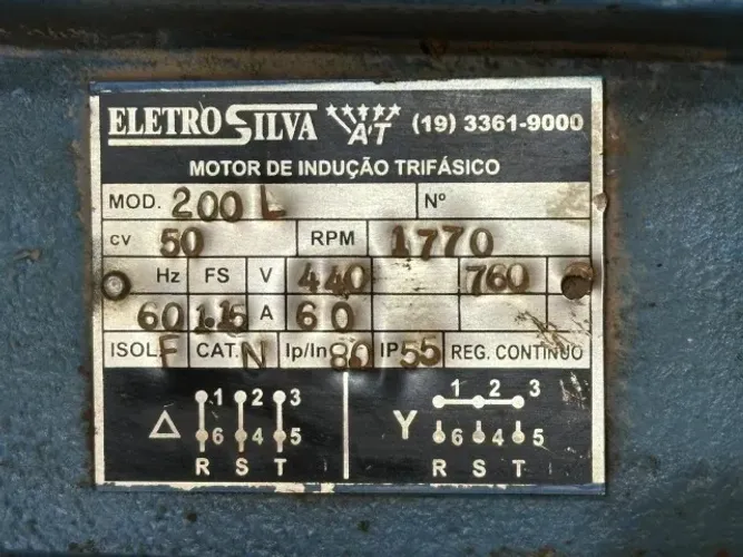 Motor Elétrico 50cv - 440V/760V