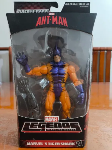 Boneco Marvel legends - Tiger Shark Filme Homem-Formiga.