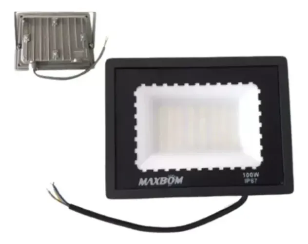 Refletor 200 Luminária Jardim Spot Luz Cor Branca Super Led