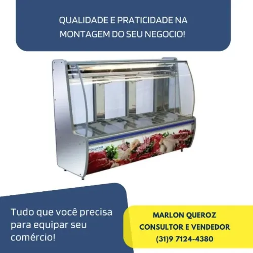 Balcão de Açougue PoloFrio 2M Inox