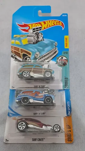 MOBILE TOY *** MT 3 Hot Wheels Surf's Up 'N Turf Crate