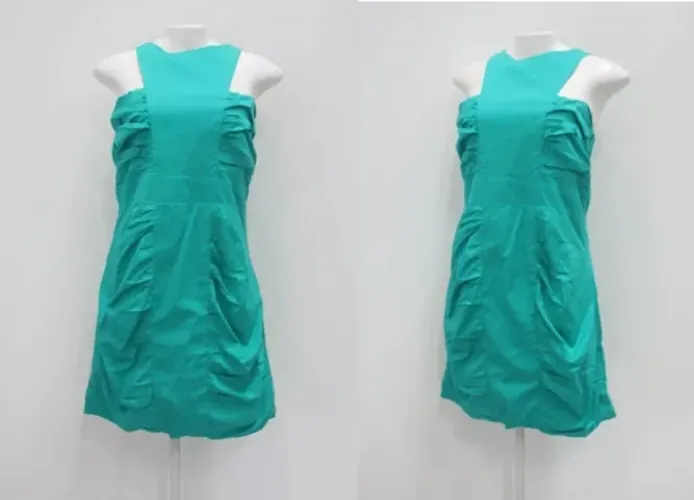 Vestido Verde Drapeado