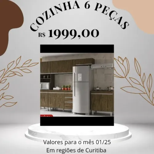 Promoção Cozinha 6 Peças - 08/01   