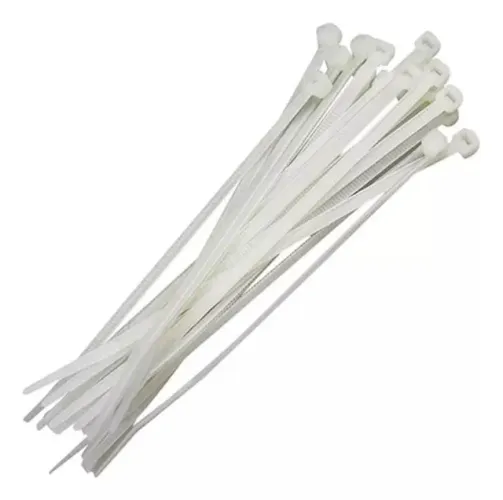 Kit 100 Abraçadeiras Nylon 3,6mm X 150mm Branco - WZetta