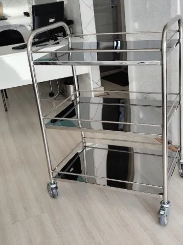 Carrinho de Serviço em Aço Inox