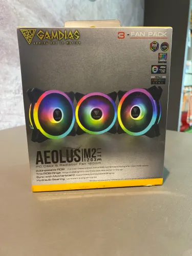 Kit de Fans Gamdias AEOLUS M2-1203 LITE