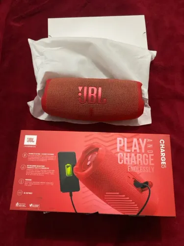 Caixa de Som JBL Charge 5 - Vermelha