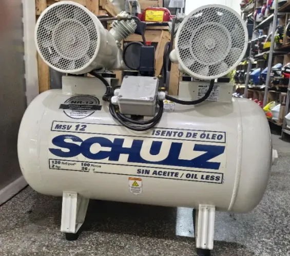 Compressor Isento de Óleo Odontologico Schulz - MSV 12/100 