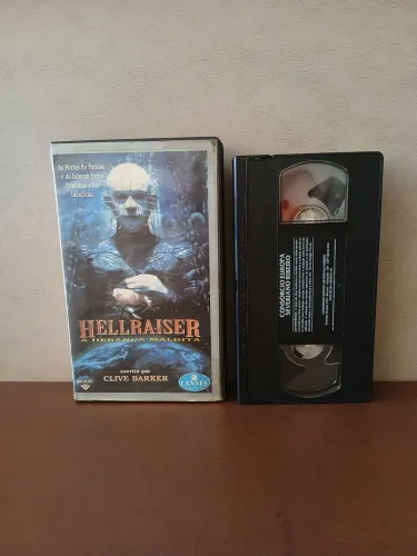 Fita VHS Hellraiser Herança Maldita  