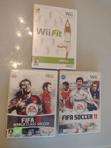 Três jogos Nintendo Wii