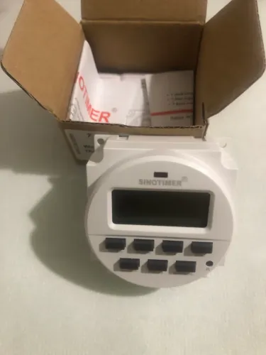 Temporizador Digital Sinotimer TM618N-2 220V 16A Multiprogramação