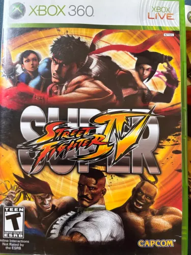Super Street Fighter Iv 4 Xbox 360 Jogo Original Fisico (usado)