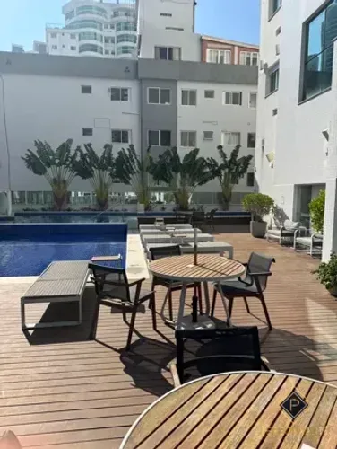 QUADRA MAR MOBILIADO E DECORADO 4 dorm, 4 bwc, 2 vg, Ótima localização, pronto pra morar