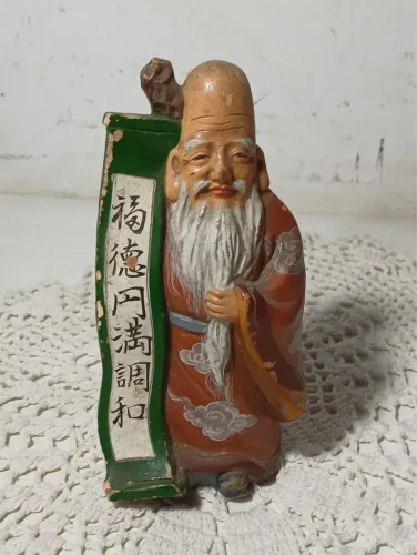 Escultura chinesa em barro 