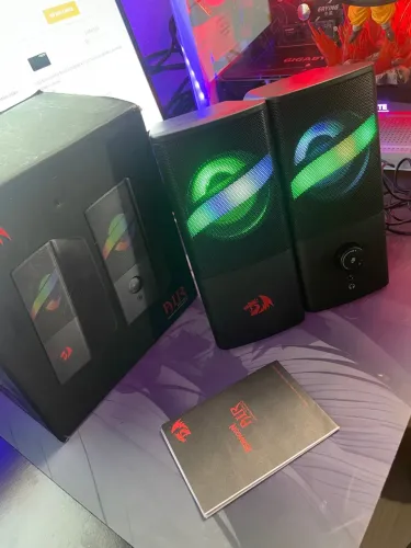Caixa de Som Redragon Air - Gamer com LED