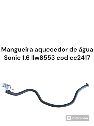 Mangueira Do Aquecedor De Agua Chevrolet Sonic 1.6 Cc2417