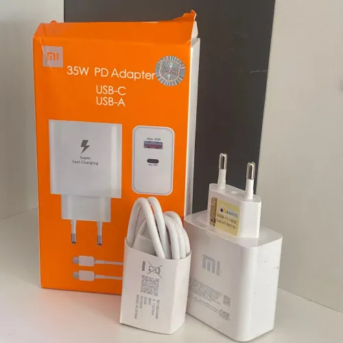 Carregador Xiaomi 35W USB-C, USB-A - ENTREGA GRÁTIS