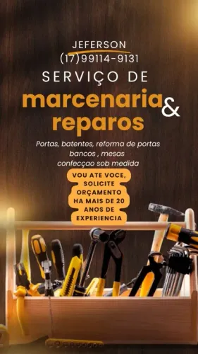 Restauração, pintura, verniz, instalação de portas e móveis de madeira 
