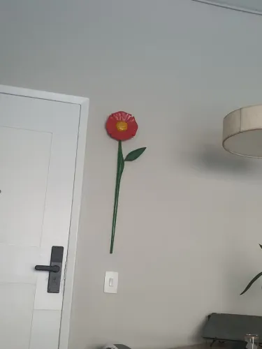 Quadro escultura flor