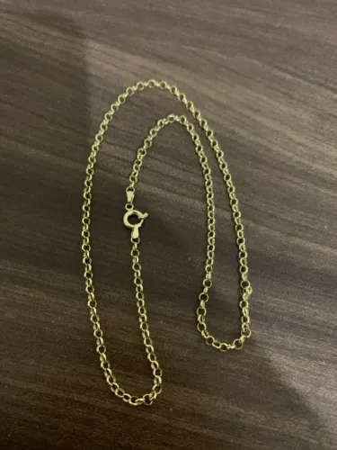 Colar elo português feminino - 3.2mm - 46cm - 9g