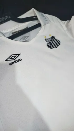 Camisa Feminina Umbro Santos Of.1 2022 (Atleta) Branco