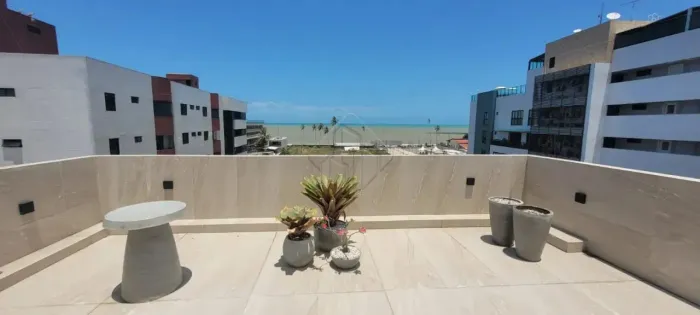 COBERTURA DUPLEX NO JARDIM OCEANIA EM JOÃO PESSOA/PB COM VISTA PARA O MAR E TERRAÇO GOURME