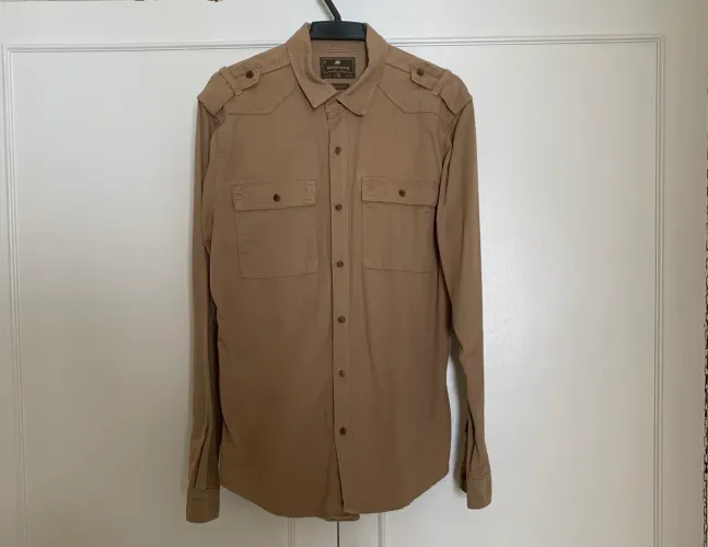 Camisa masculina manga longa