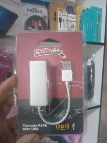 Adaptador RJ45 para USB - Cria Conexão pra cabo de rede em porta usb