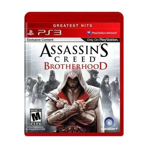 Assassins Creed BrotherHood PS3 DVD Game Novo