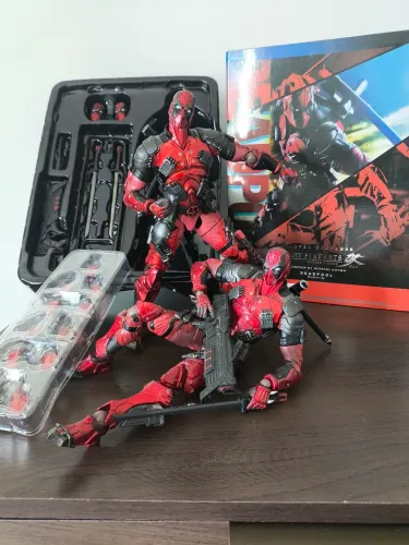 Loja Mundo - 26cm DEADPOOL Play Arts Kai bootleg NOVO action figure boneco super articulad