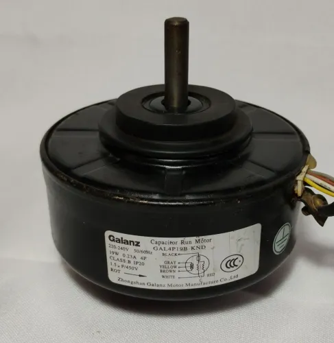 MOTOR VENTILADOR EVAPORADORA MOD GAL4P19B-KND 220V 19W YORK, ELGIN, PHILCO