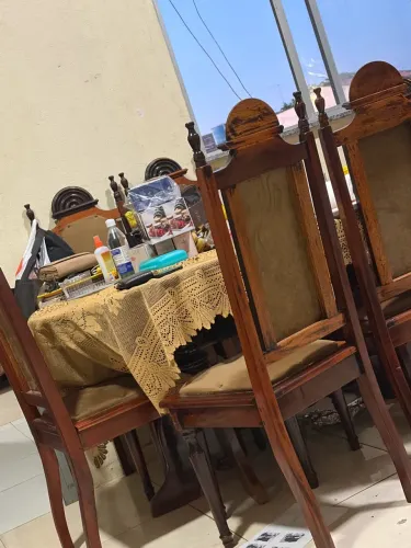 Mesa de Madeira rústica.