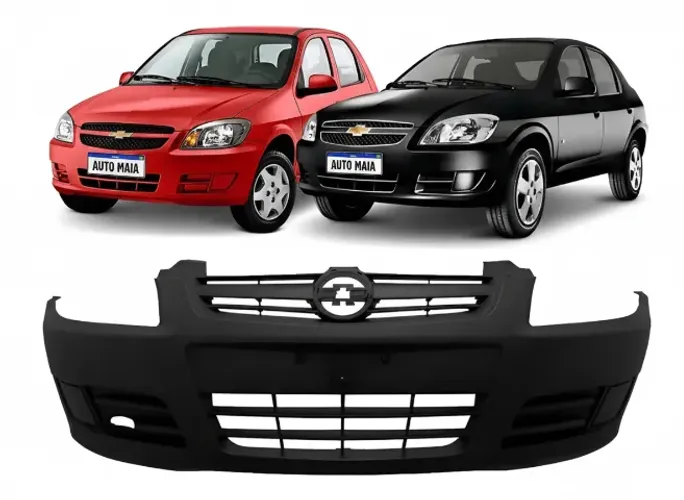 Parachoque Dianteiro Celta 2007 2008 A 2011 S/furo Preto