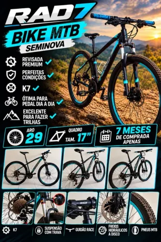 Bike Seminova em Ótimo estado - Pronta para usar
