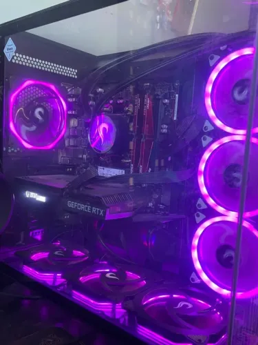RTX 3070 8GB + Ryzen  9-3900X + Ram e Water Cooler - PC Gamer Completo. 