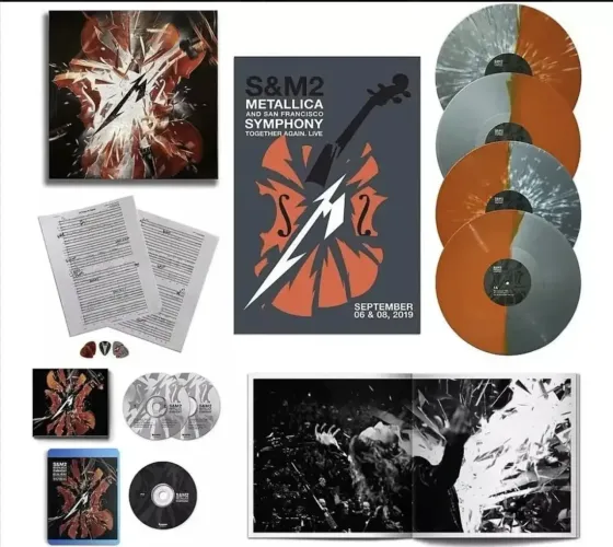 Metallica S&m2 Deluxe Box Lp promo maiden cd heavy metal rock sepultura 