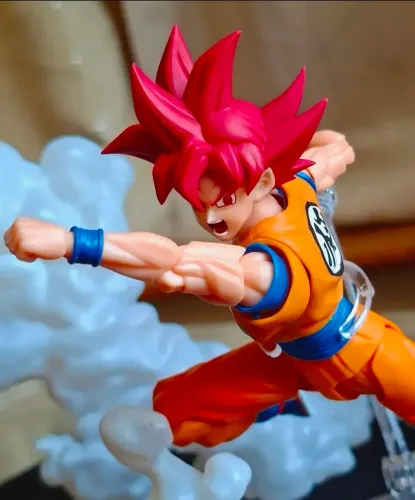 Dragon Ball Super Goku Super Sayajin God shfiguarts lacrado