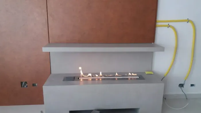 Lareiras a gás 80 cm em aço inox direto da fábrica 