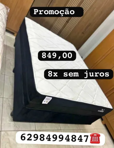 Cama box casal nova