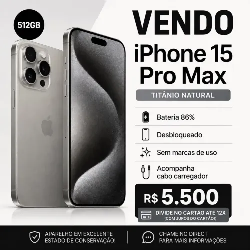 iPhone 15 pro Max 512G