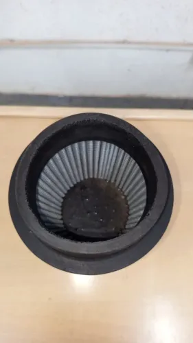 Filtro de ar Conico grande 100mm Cinza
