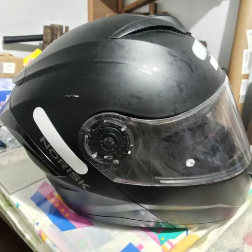 Capacete P/ Moto Robocop Norisk Force II com Óculos e Articulado N°60