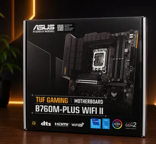 Placa Mãe ASUS TUF Gaming B760M-PLUS Wi-Fi II Socket LGA 1700 / DDR5