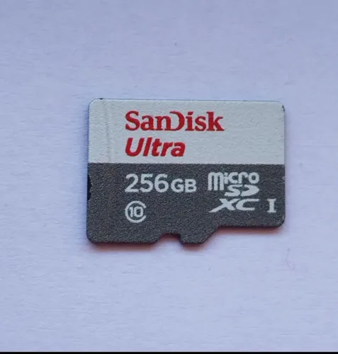 Cartão de Memória SanDisk Micro SD 256GB UHS-I Classe 10. ORIGINAL