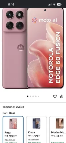Celular motorola Edge 60 fusion
