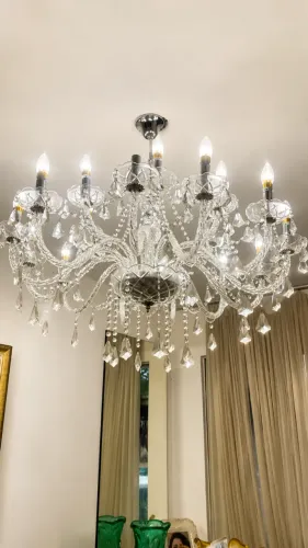 Lustre de Cristal Clássico