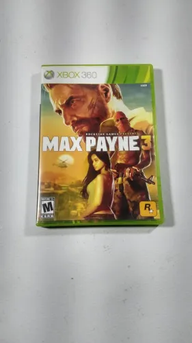 Jogo Max Payne 3 Xbox 360 Original